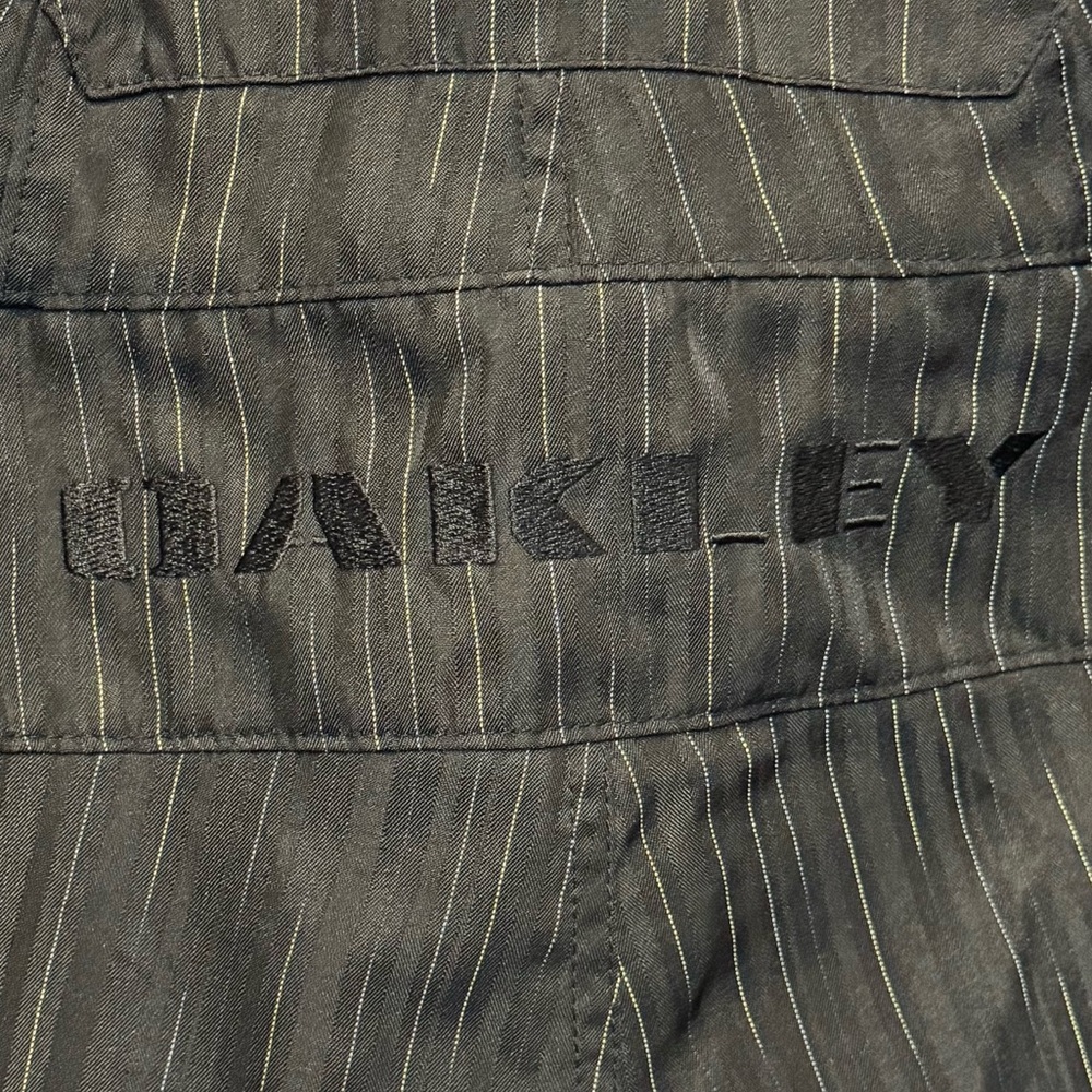 Oakley Black Pinstripe Cycling Bark Shorts Men’s 38 - Picture 10 of 15